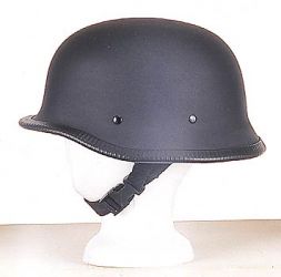 Flat Black German Helmet