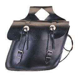Medium saddle bag with concho, slant