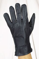 Leather Gloves With Gel and Airvent