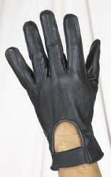 Leather Gloves with Airvent Holes