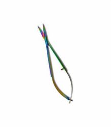 Spring Scissor in Rainbow Titanium Color