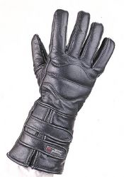 All Leather Gloves with Double Strap