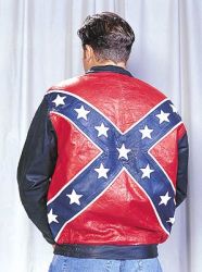 USA Leather Flag Jacket