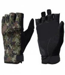 Paintball Gloves Half Finger Digital Woodland Color