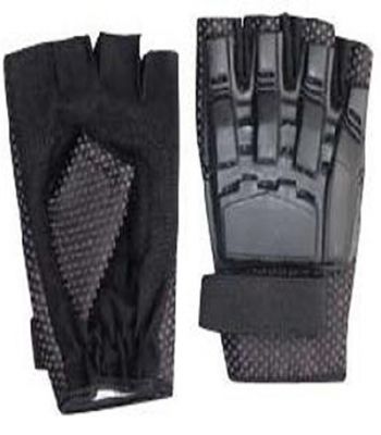 Paintball Gloves Half Finger Black