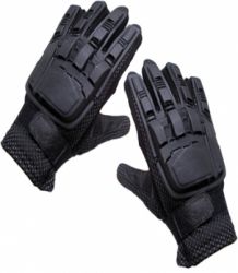 Paintball Gloves Full Finger, Black Color