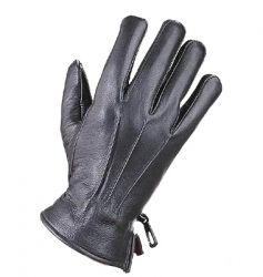 Leather Gloves Full finger With Lining