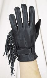 Ladies Gloves with Fringes