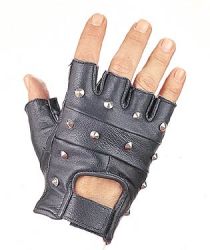 Fingerless Studded Gloves