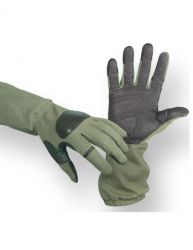 Tactical long oprator gloves sage color
