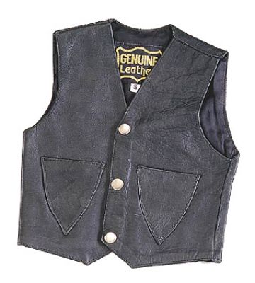 Kids Leather Toddler Vest