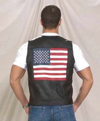 Mens Rebel Flag Vest