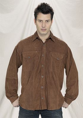 Mens Leather Shirt